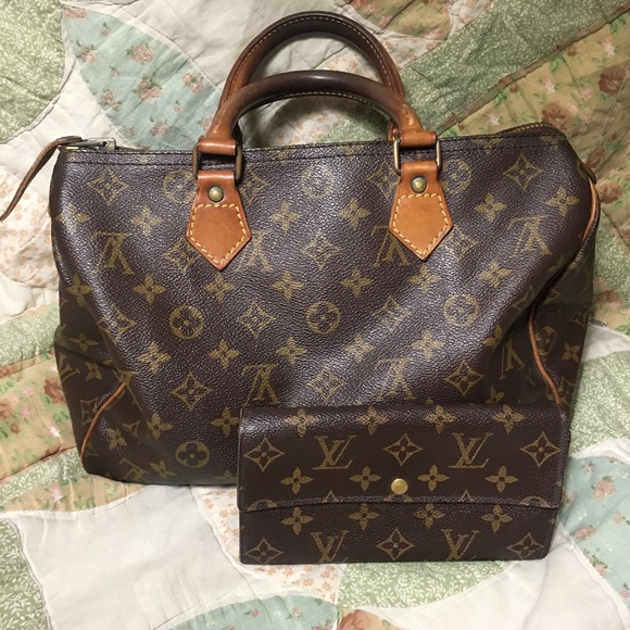 ❌SOLD❌EUC Vintage LV speedy 30 + wallet + FREE MULTICLES* - Picture 1 of 14